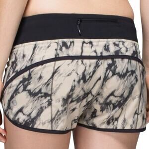 Lululemon Run: Speed Short *4-way Stretch Great Granite Black Mojave Tan 4